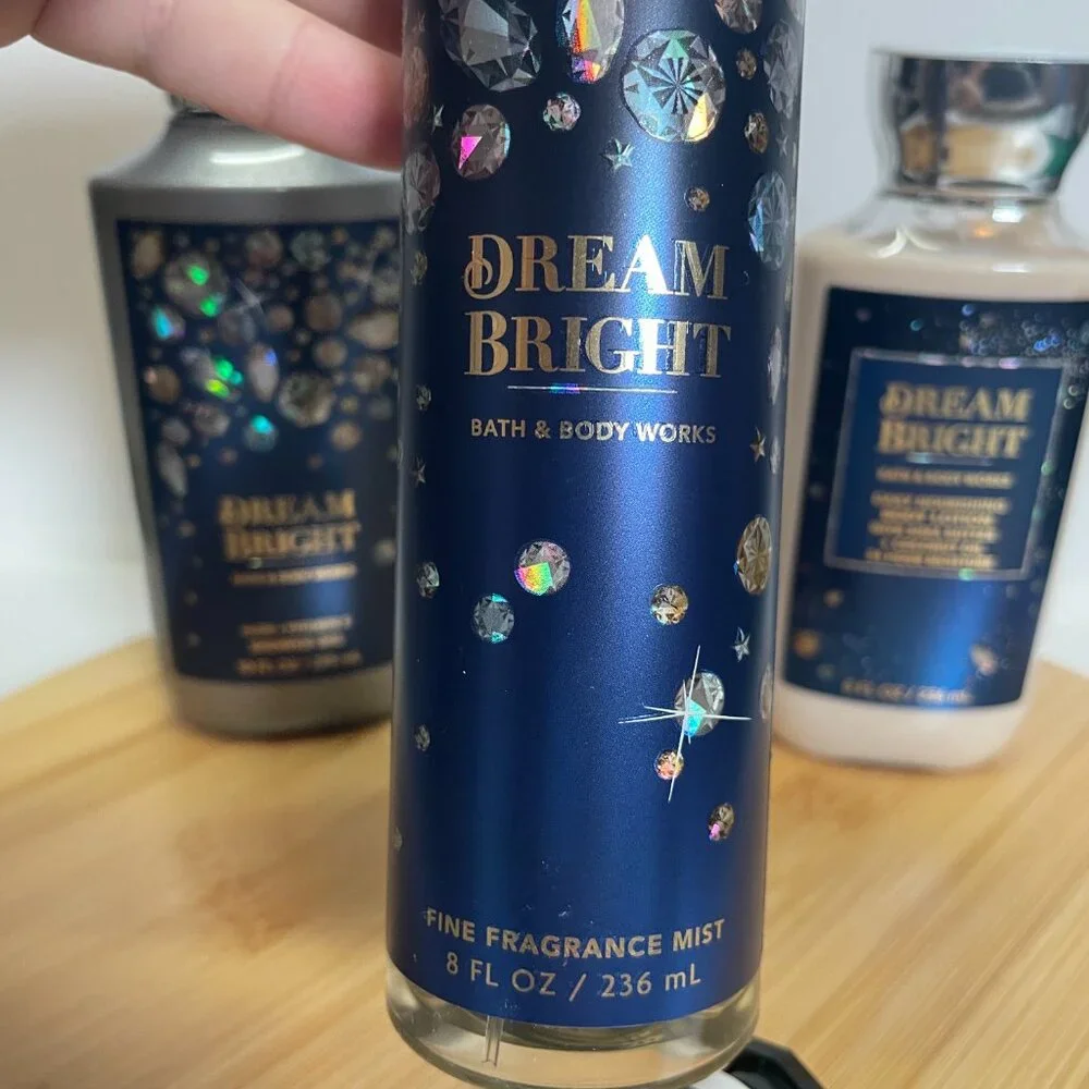 Bath & Body Works Dream Bright Set Shower Gel Body Hand Lotion Fragrance Mist